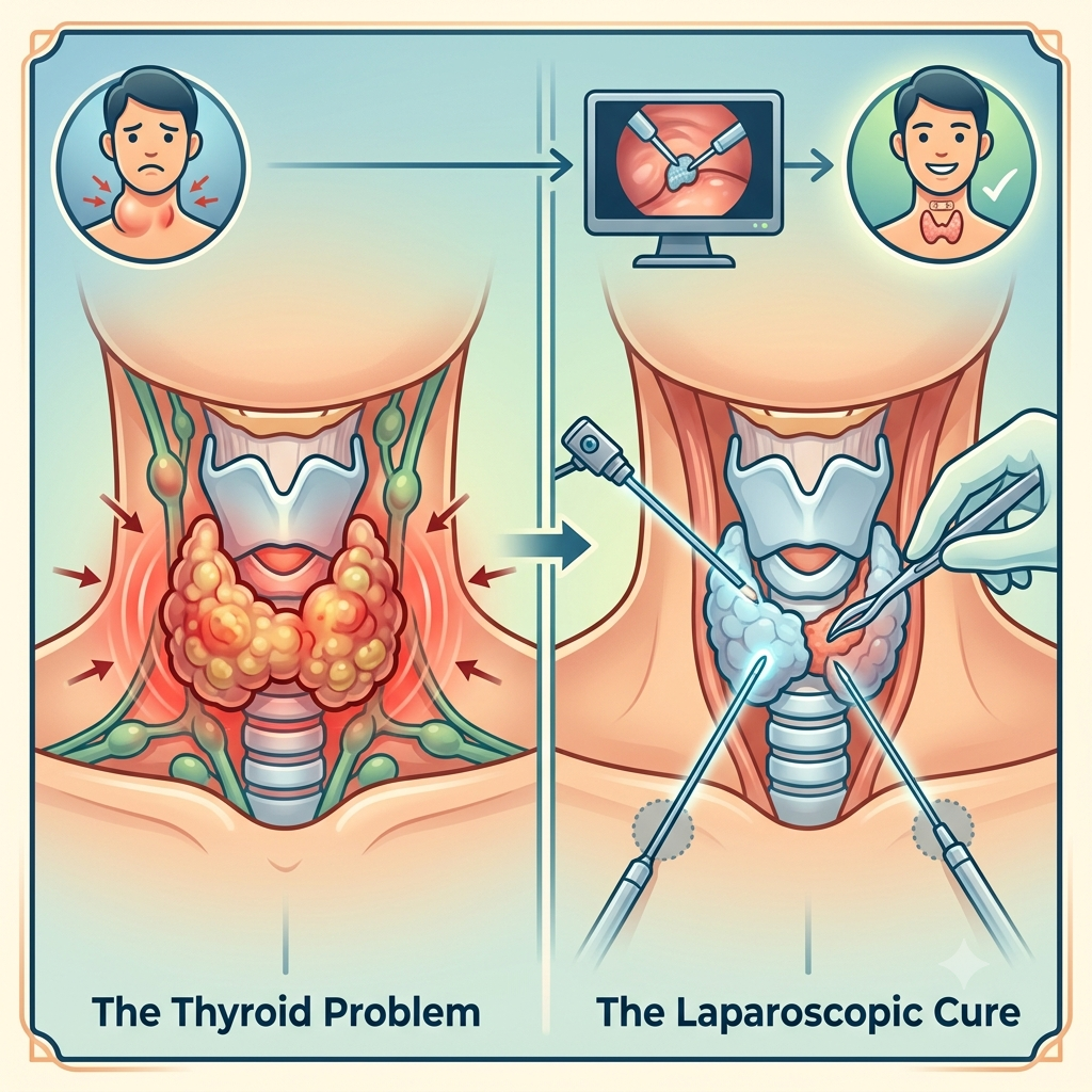 best laparoscopic thyroid surgery in hyderabad best laparoscopic thyroid surgery in hyderabad